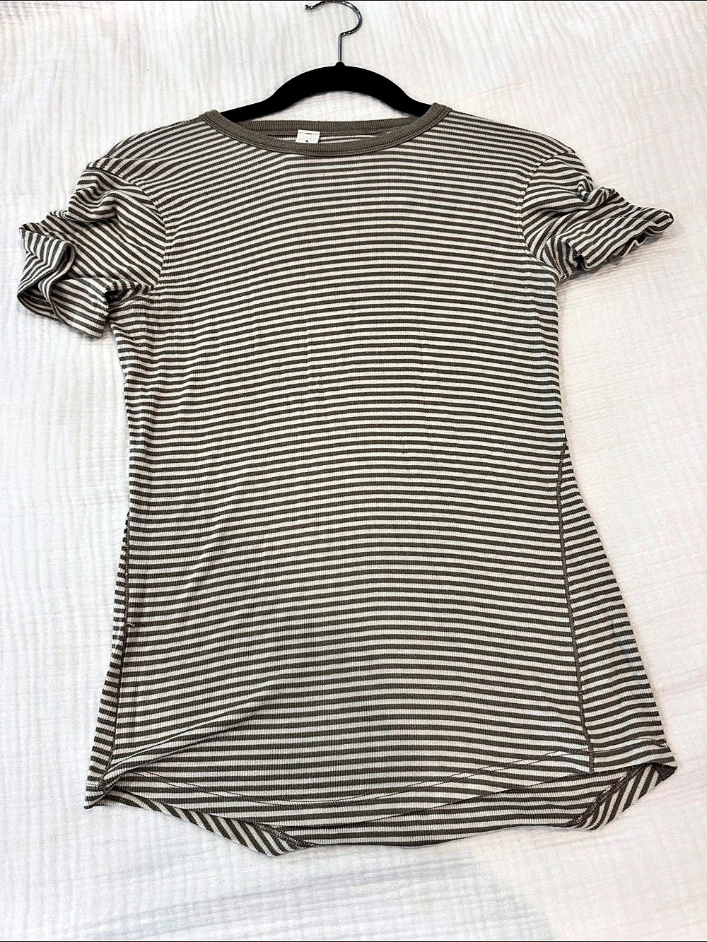 Lululemon hold tight striped tshirt